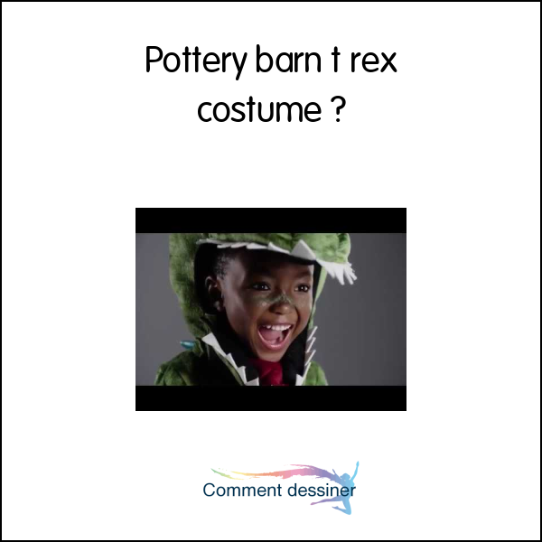 Pottery barn t rex costume